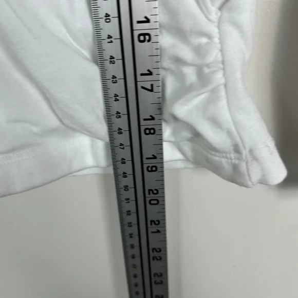 Anthropologie Maeve‎ Curran White Long Sleeve Top Womens Size XS Faux Wrap Boho - Picture 15 of 16